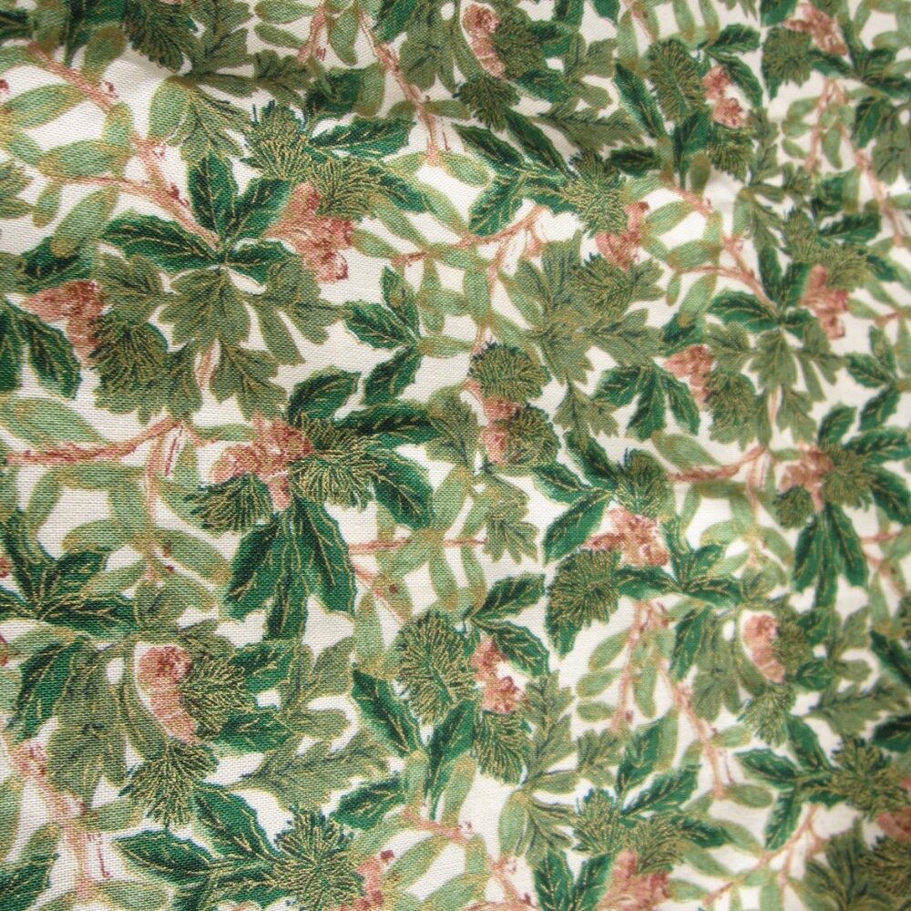 Elegance Christmas Fabric Original Designs for R.E.D. Evergreen w Gold 2 Yards